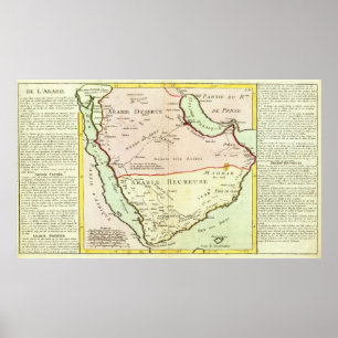 Póster Arabian Peninsula, Saudi Arabia