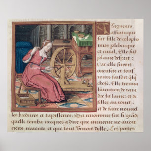 Póster Arachne, de 'Vie des Femmes Celebres'