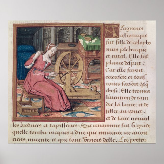 Póster Arachne, de 'Vie des Femmes Celebres' (Frente)