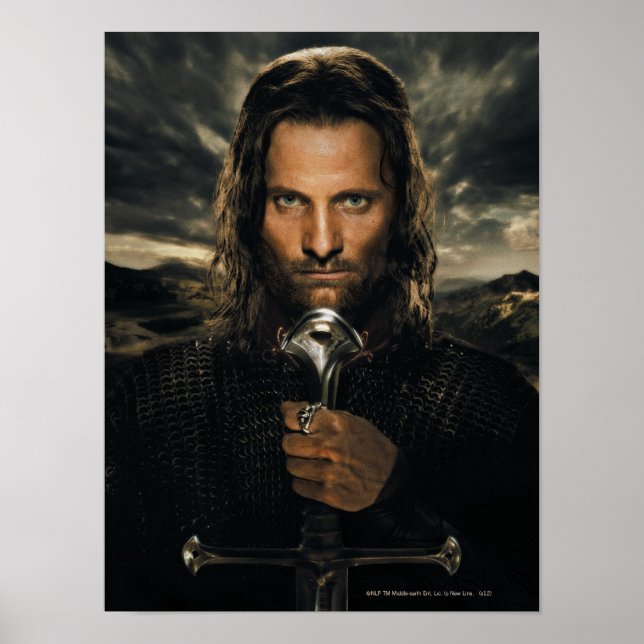 Póster Aragorn Sword Down (Frente)