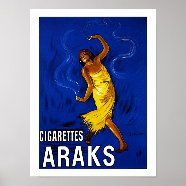 Póster Árajes de cigarrillos (Frente)