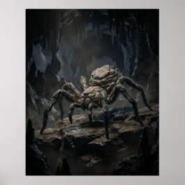 Póster Araña de Piedra Caverna Olvidada