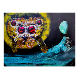 Póster Araña Espacial
