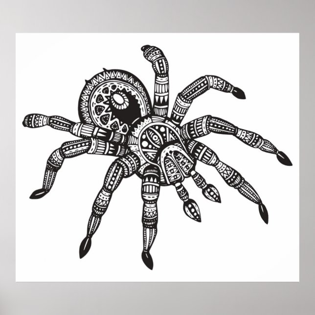 Póster Araña inspirada 2 (Frente)