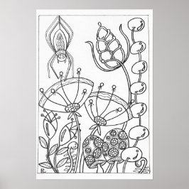 Póster araña poster de color 13x19