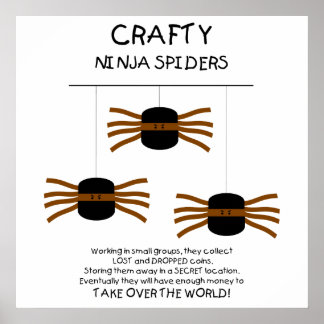 Póster ¡Arañas Ninja!