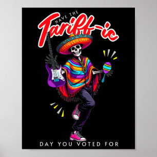 Póster Arancelar esta votación por él contra las tarifas