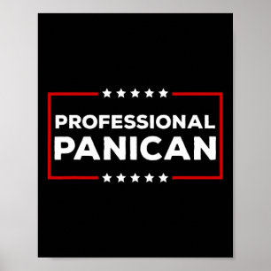 Póster Aranceles Divertidos De Trump Pánico Profesional 