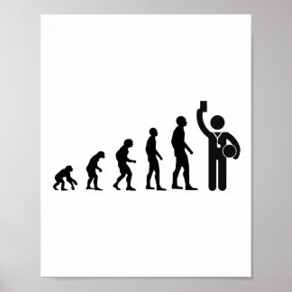 Póster Árbitro de Evolución Fútbol Para Hombres Regalo Id