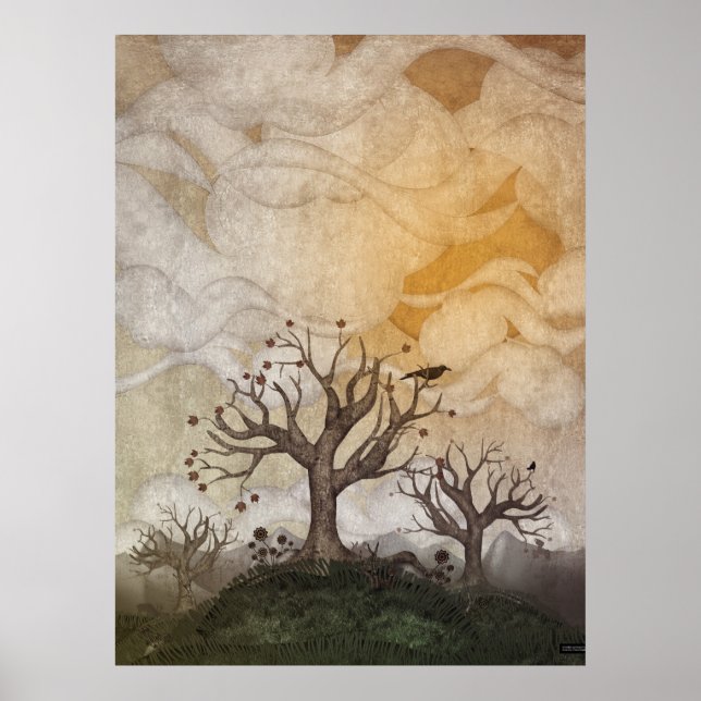 Póster árbol antiguo (Frente)