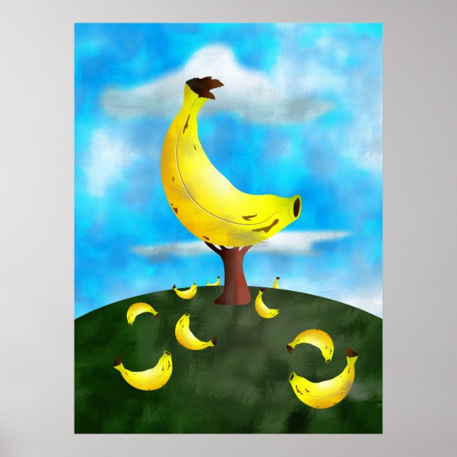 Póster Árbol bananero (Frente)