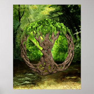 Póster Árbol Celta De La Vida
