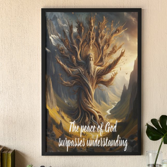 Póster Árbol con dioses la paz sobrepasa a todos (Subido por el creador)
