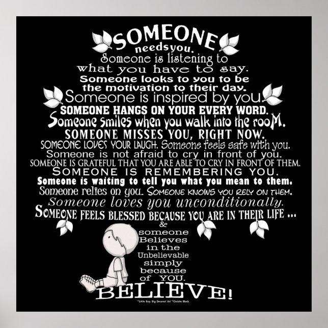 Póster Árbol de alguien (Frente)