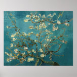 Póster Árbol de almendras floreciente - Van Gogh<br><div class="desc">Hermosa pintura de Vincent Van Gogh,  árbol de flores. Fotografía de gran calidad en el árbol de flores para obtener los mejores resultados en impresión y grandes ideas de regalo de Van Gogh. Imágenes de alta calidad en muchos productos y grandes impresiones.</div>