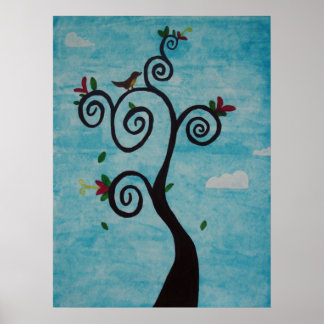 Póster Árbol de amor