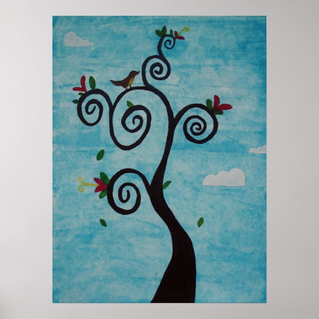 Póster Árbol de amor (Frente)
