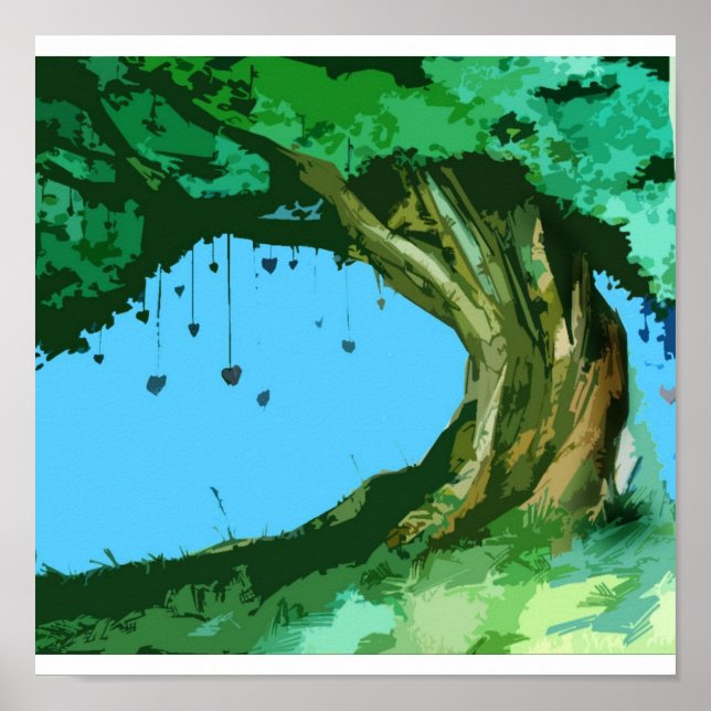 Póster Árbol de amor (Frente)