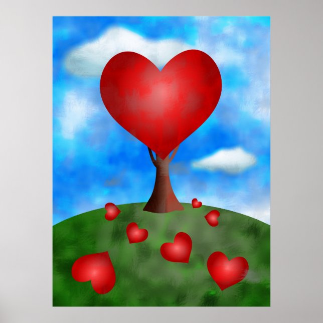 Póster árbol de amor (Frente)