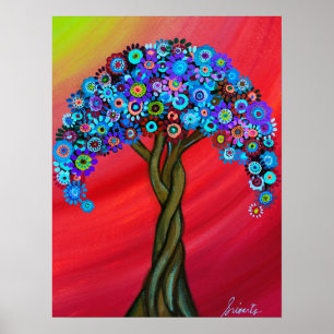 Póster Árbol de anidación del honor