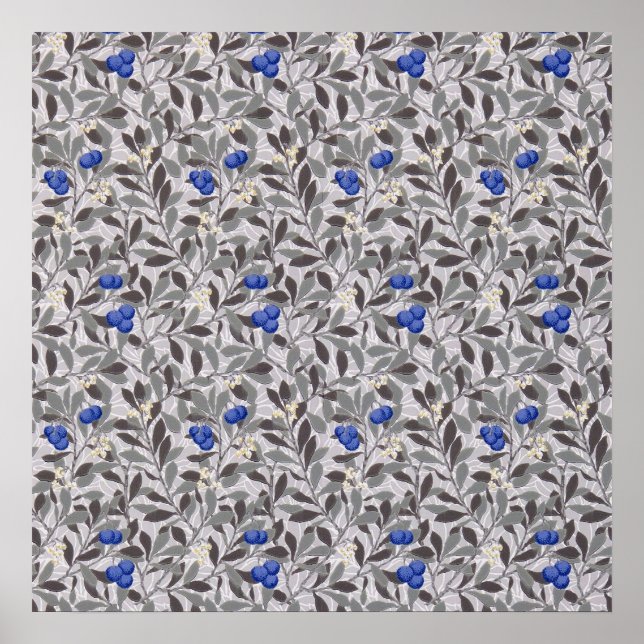 Póster Árbol de arándanos, William Morris (Frente)