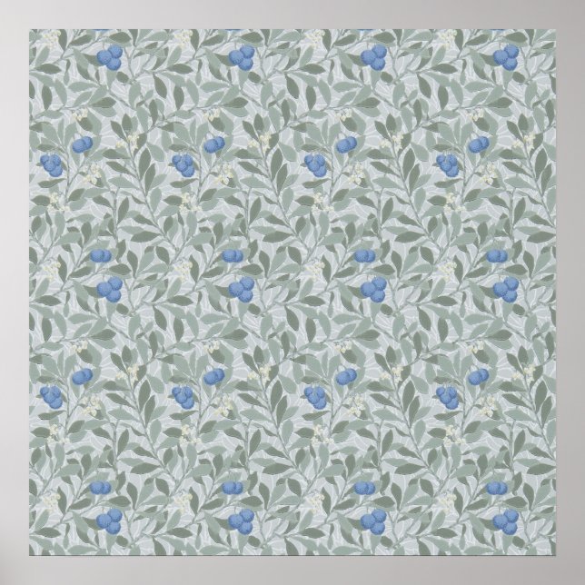 Póster Árbol de arándanos, William Morris (Frente)