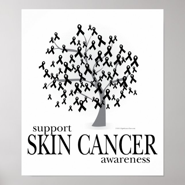 Póster Árbol de cáncer de piel (Frente)