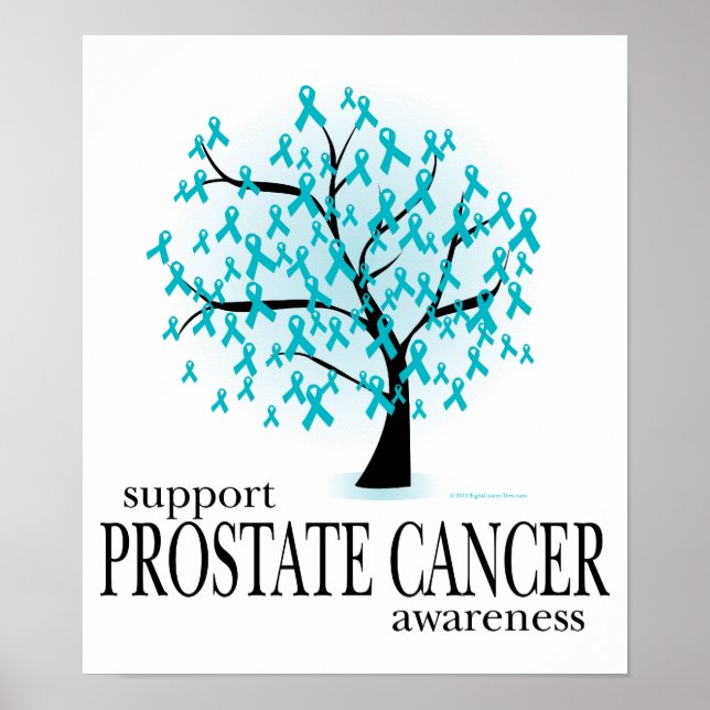 Póster Árbol de cáncer de próstata (Frente)