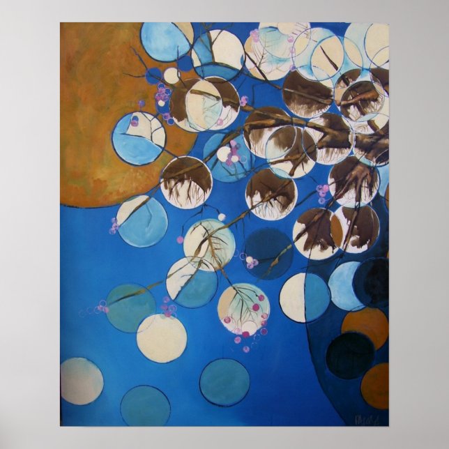Póster árbol de cerezas (Frente)