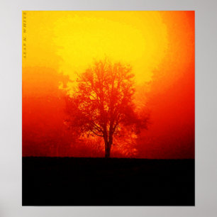 Póster Arbol de combustión