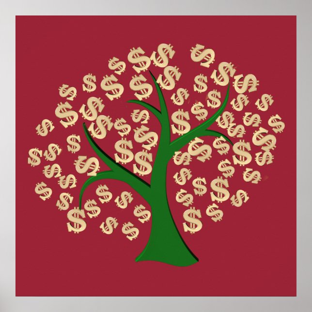 Póster Árbol de dólares (Frente)