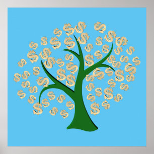 Póster Árbol de dólares