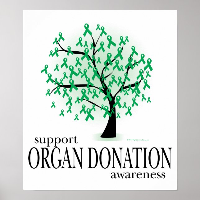 Póster Árbol de donación de órganos (Frente)