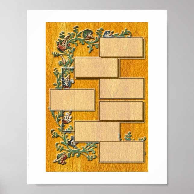 Póster Árbol de familia V1 (Frente)