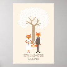 Árbol de firmas de huellas dactilares (marfil)
