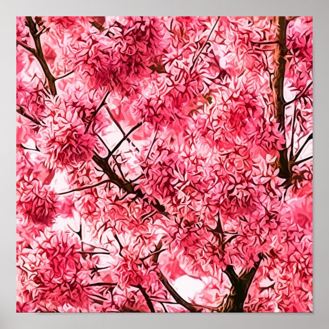Póster Árbol de flores de cerezo japonés (2013) (Frente)