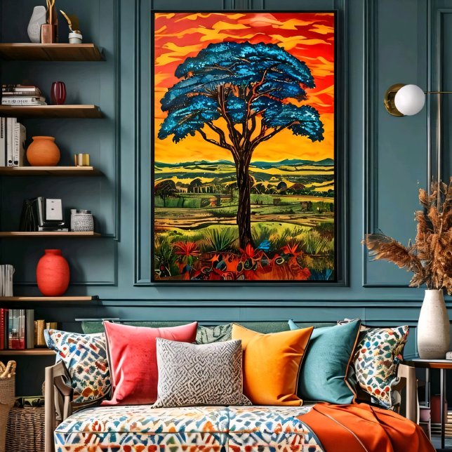 Póster Árbol de Fuego Azul (Subido por el creador)