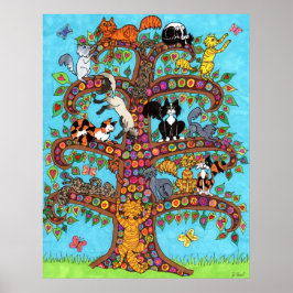 Póster Árbol de gato 2