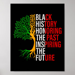 Póster Árbol de Historia Negra Historia Negra Histo Estad