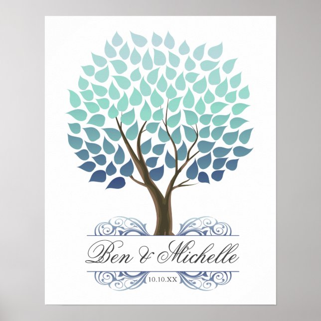 Póster Árbol de invierno -100 Alternativa de libro de inv (Frente)