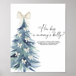 Póster Árbol de invierno qué grande es el poster del jueg