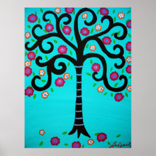 Póster Árbol de la vida