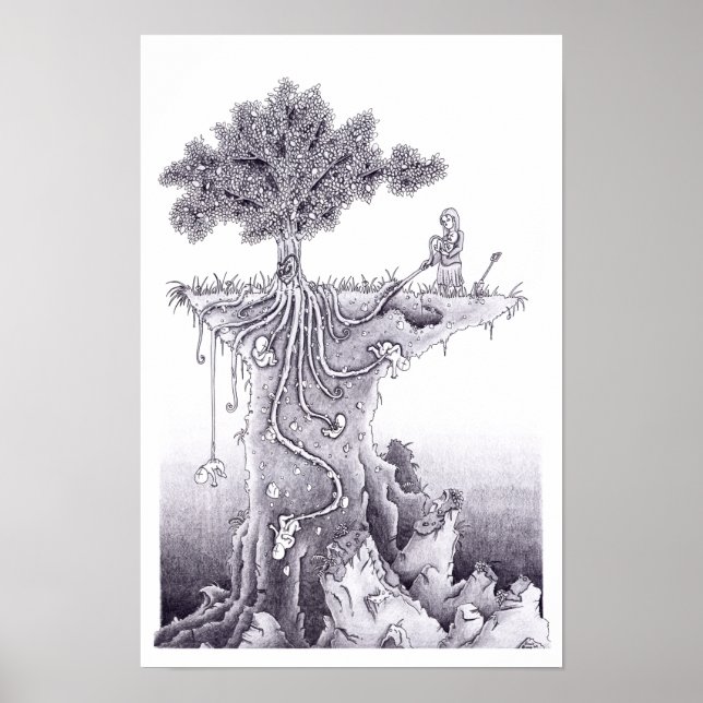 Póster Árbol de la Vida (Frente)