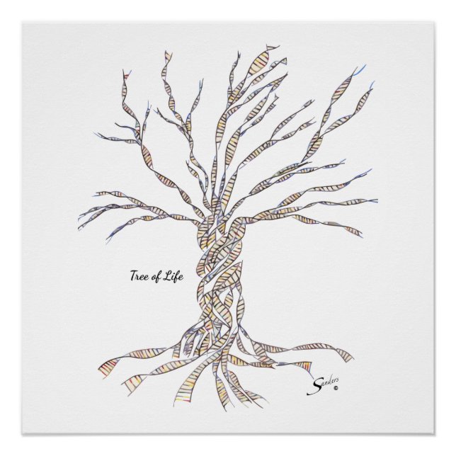 Póster Árbol de la Vida (Anverso)