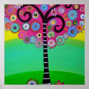 PÓSTER ÁRBOL DE LA VIDA BAR/BAT MITZVAH
