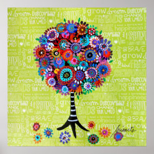 PÓSTER ÁRBOL DE LA VIDA POR PRISARTS