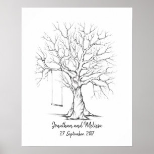 Póster Árbol de las Huellas Dactilares, Árbol de las Huel