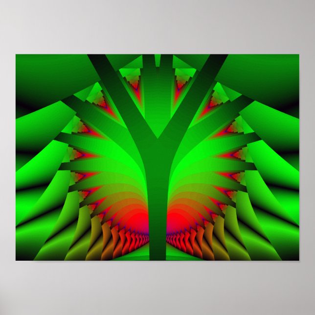 Póster Árbol de luz (Frente)