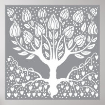 Árbol de magnolia por Aubrey Beardsley