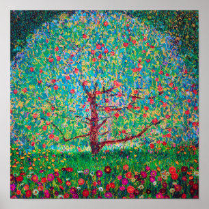 Póster Árbol de manzanas, Gustav Klimt